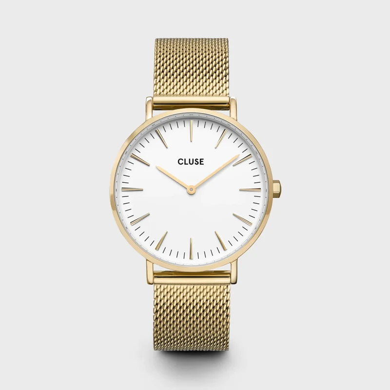 Cluse - Montre Femme Boho Chic Mesh White