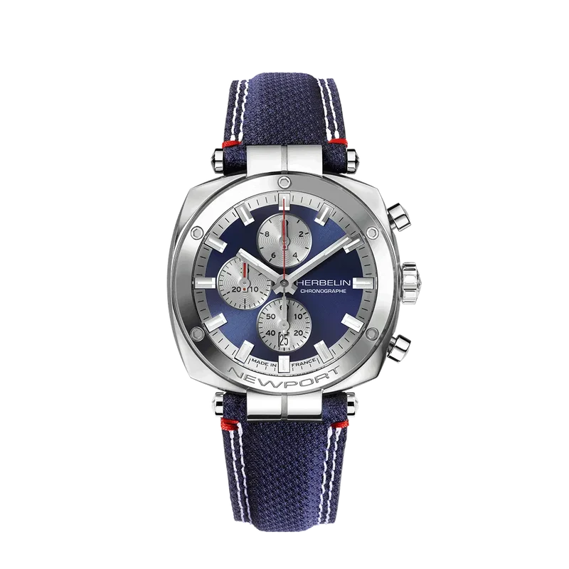 Michel Herbelin - Montre Newport Héritage Bleue