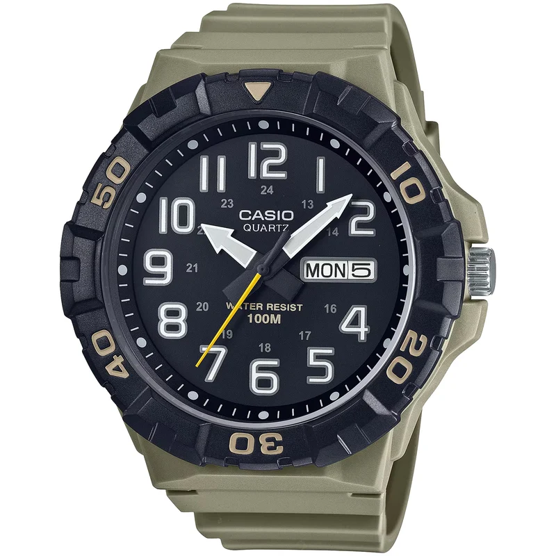 Montre Casio Homme MRW-210H-5A Quartz Analogique Vert Noir