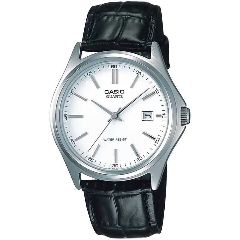 Montre Casio Homme MTP-1183E-7A Quartz Analogique Argent Blanc