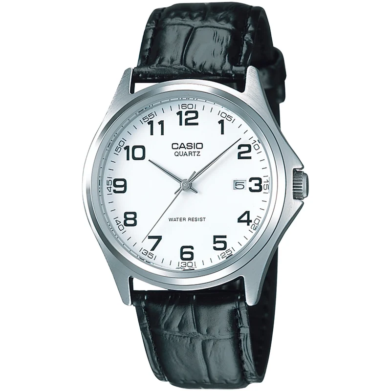 Montre Casio Homme MTP-1183E-7B Quartz Analogique Argent Blanc