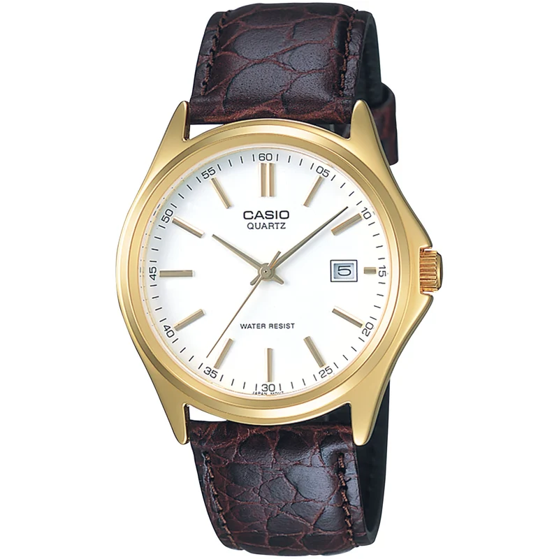 Montre Casio Homme MTP-1183Q-7A Quartz Analogique Doré Blanc