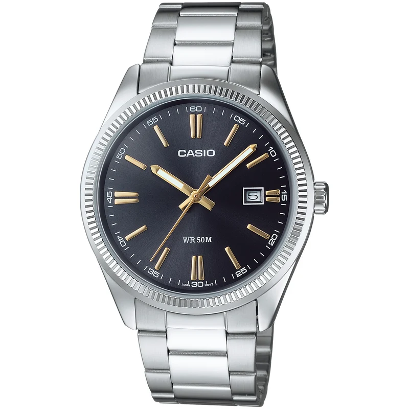 Montre Casio Homme MTP-1302D-1A2 Quartz Analogique Argent Noir
