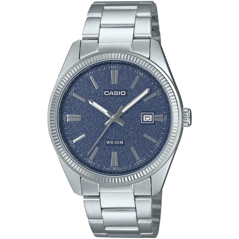 Montre Casio Homme MTP-1302DA-2A1 Quartz Analogique Argent Bleu
