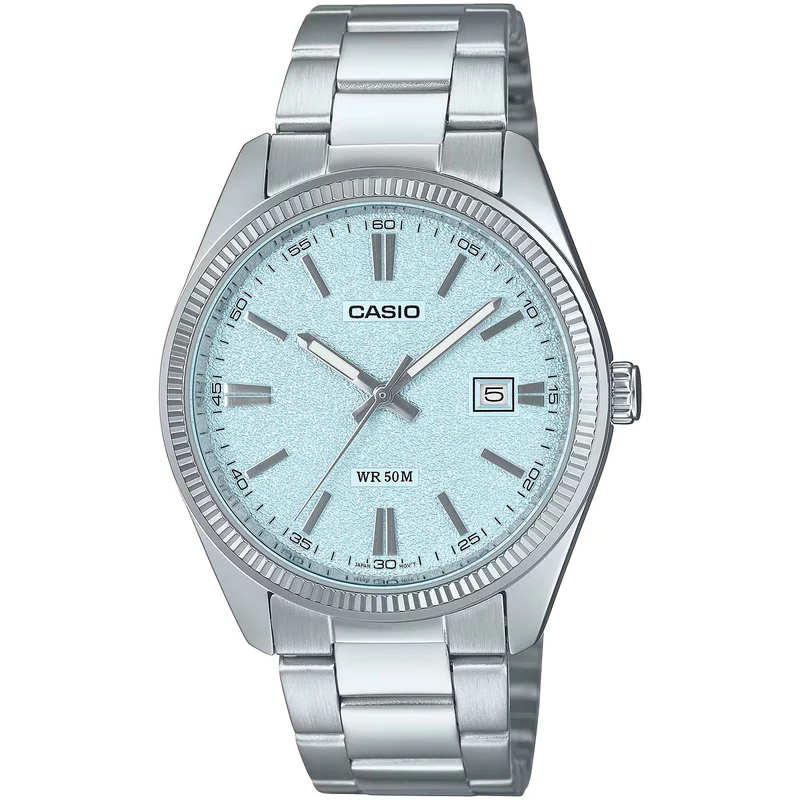 Montre Casio Homme MTP-1302DA-2A2 Quartz Analogique Argent Bleu