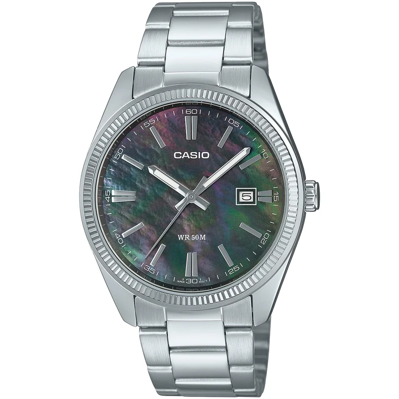 Montre Casio Homme MTP-1302DS-1A Quartz Analogique Argent Multicolore