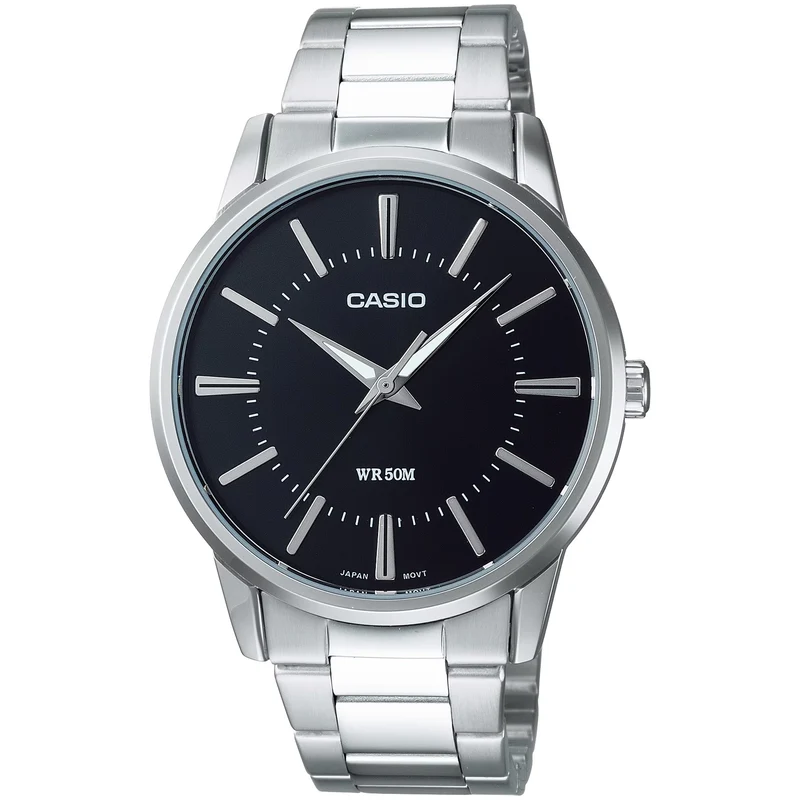 Montre Casio Homme MTP-1303D-1A Quartz Analogique Argent Noir