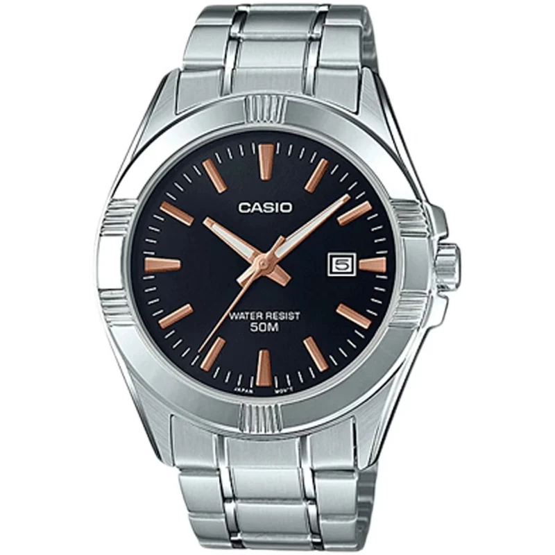 Montre Casio Homme MTP-1308D-1A2 Quartz Analogique Argent Noir