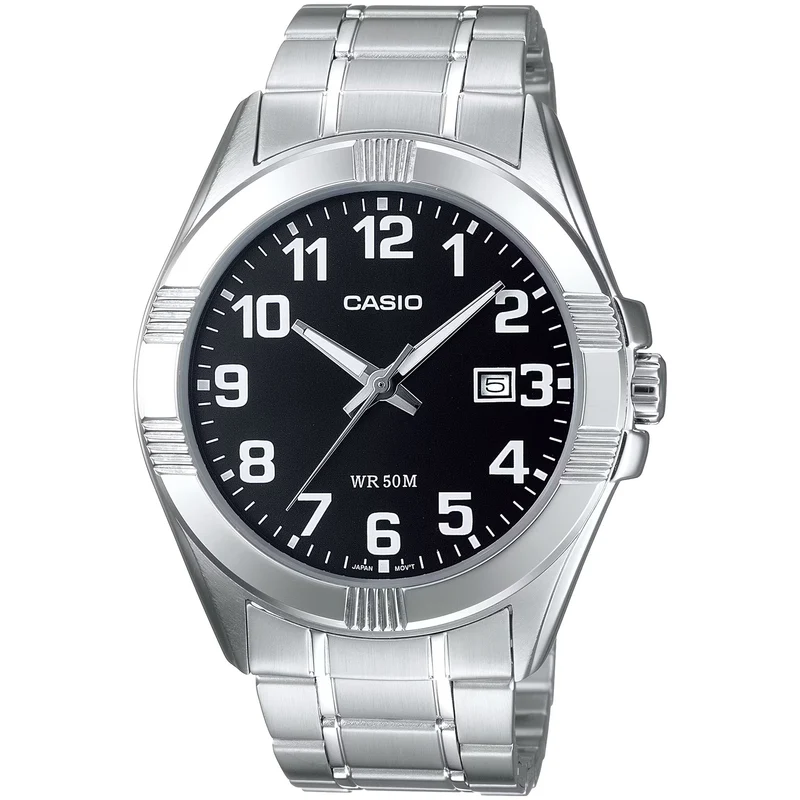 Montre Casio Homme MTP-1308D-1B Quartz Analogique Argent Noir