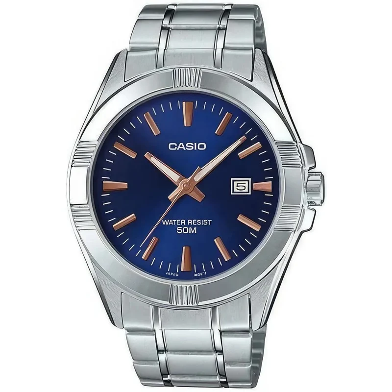 Montre Casio Homme MTP-1308D-2A Quartz Analogique Argent Bleu