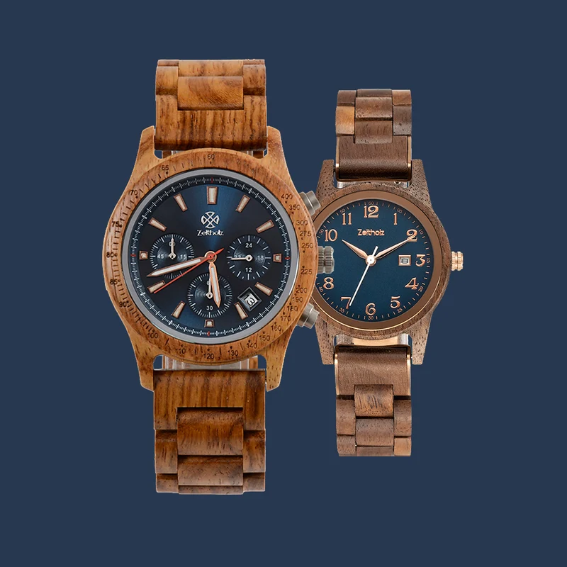 Bergen Blue 42mm & Leuben Indigo 32mm for couples
