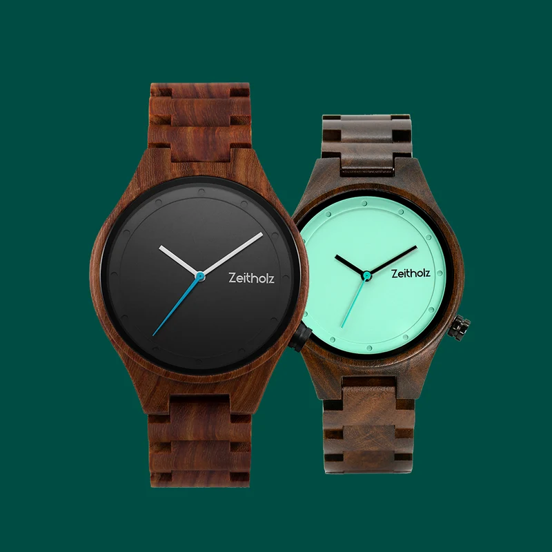Stolpen Black 42mm & Stolpen Mint 36mm for couples