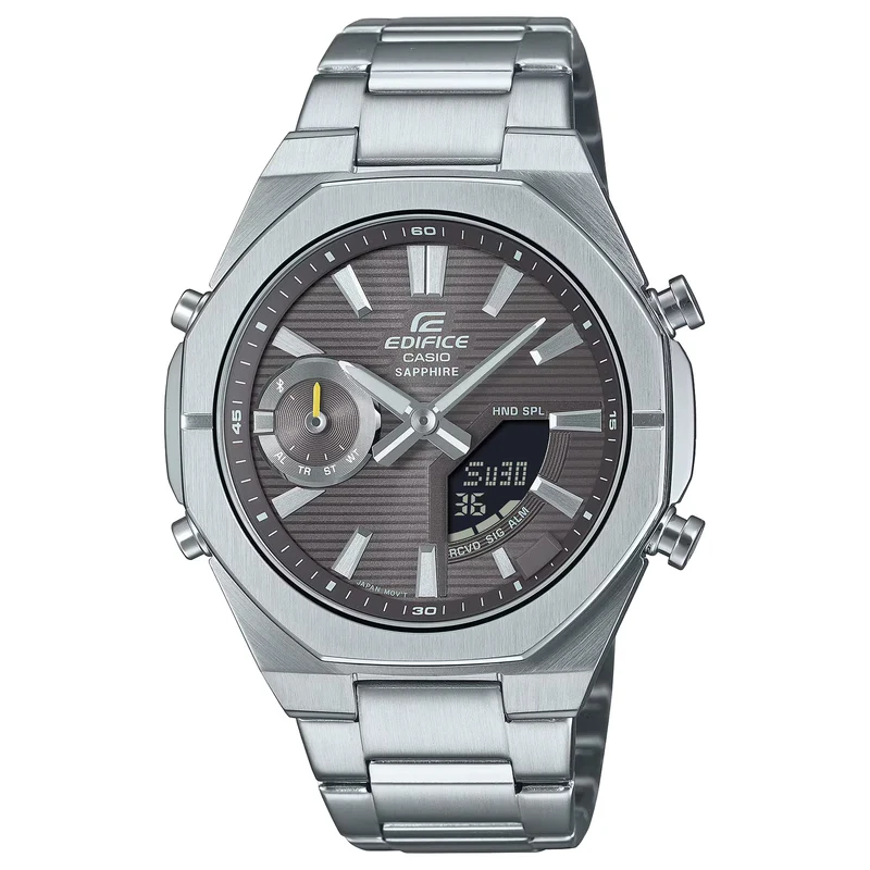 Montre Casio Edifice ECB-S10D-8A Homme Argenté Gris