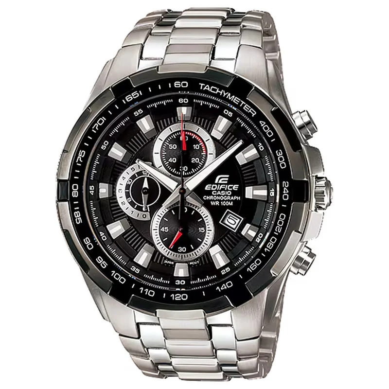 Montre Casio Edifice EF-539D-1A Homme Argenté Noir