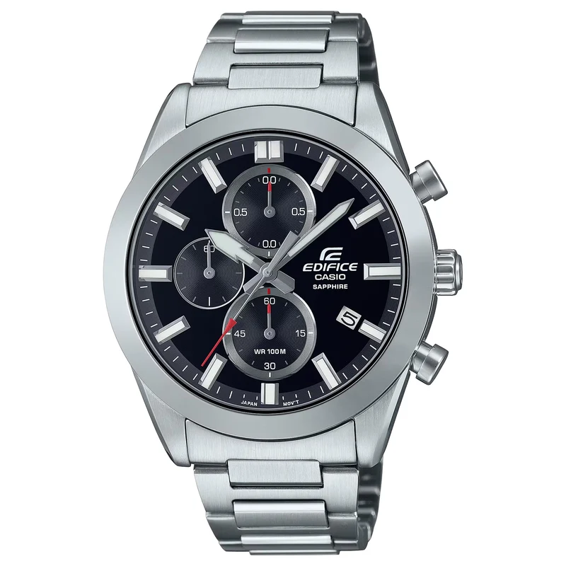 Montre Casio Edifice EFB-710D-1AV Homme Argenté Noir