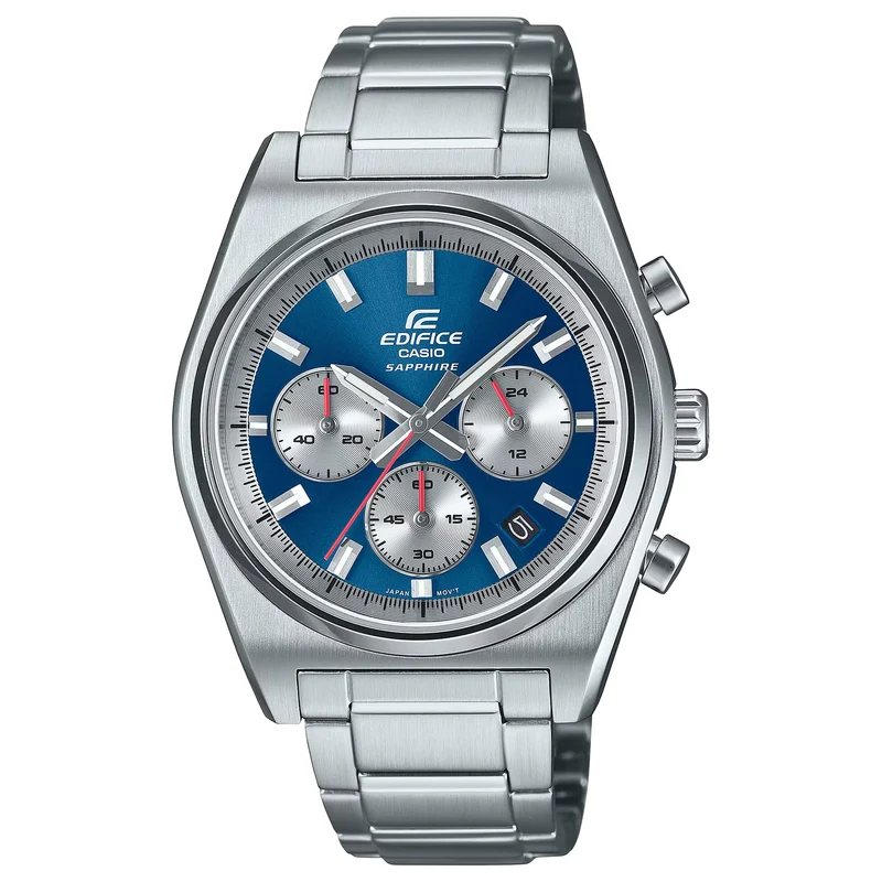 Montre Casio Edifice EFB-730D-2A Homme Argenté Bleu
