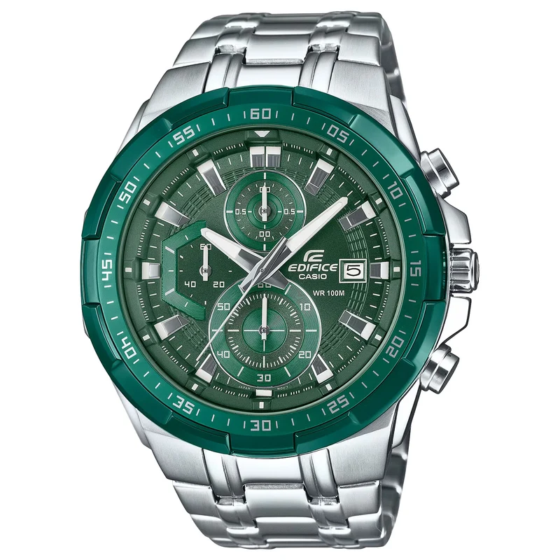 Montre Casio Edifice EFR-539DE-3A Homme Argenté Vert