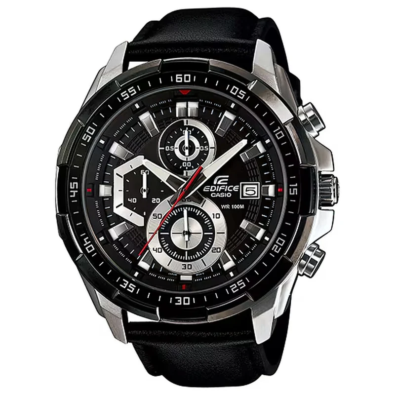 Montre Casio Edifice EFR-539L-1A Homme Argenté Noir
