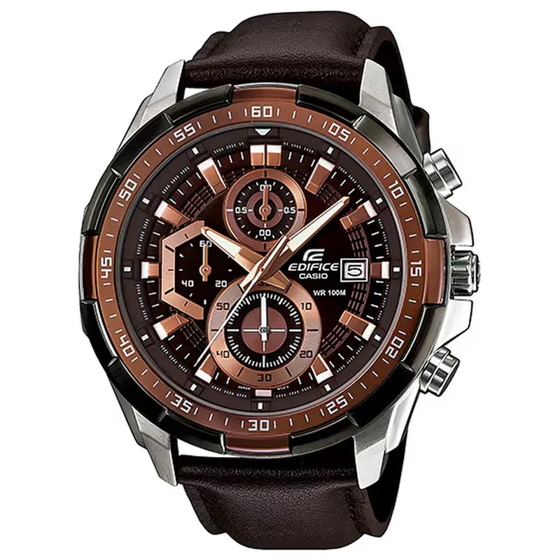 Montre Casio Edifice EFR-539L-5A Homme Argenté Marron
