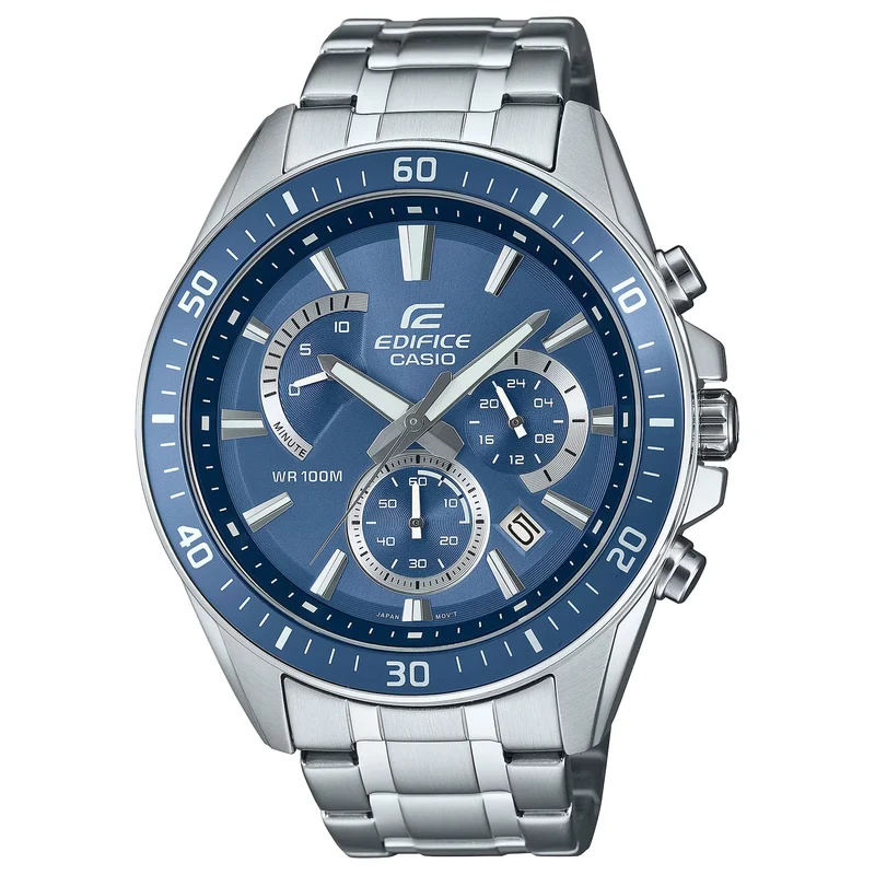 Montre Casio Edifice EFR-552D-2A Homme Argenté Bleu