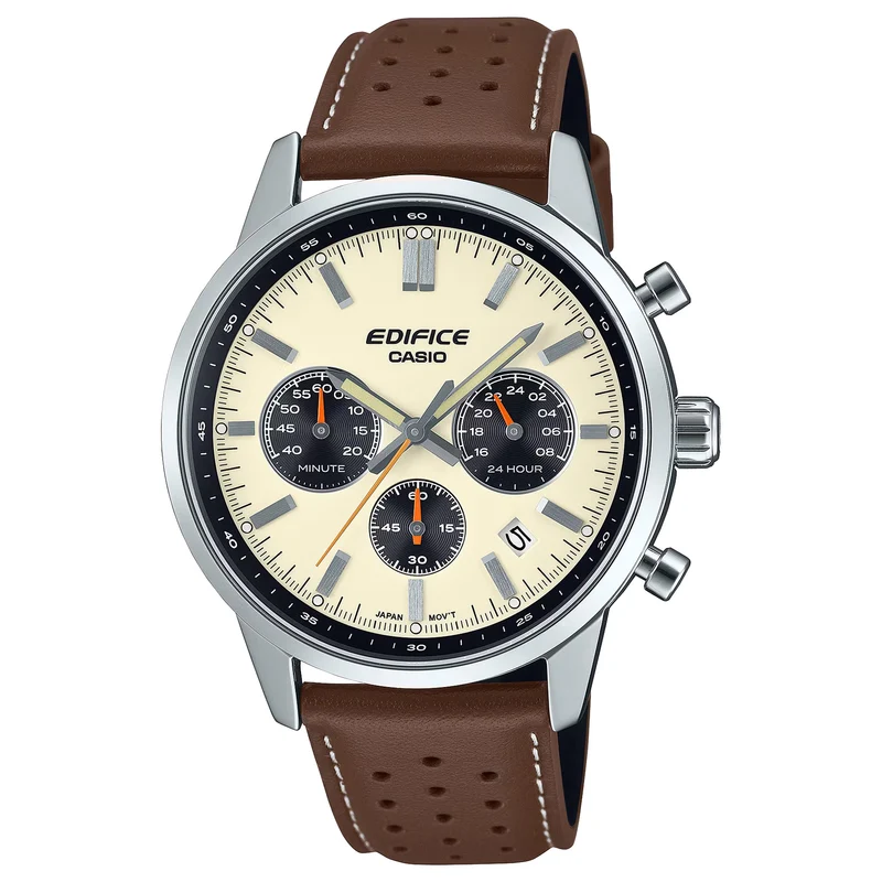 Montre Casio Edifice EFR-575L-7A Homme Marron Beige