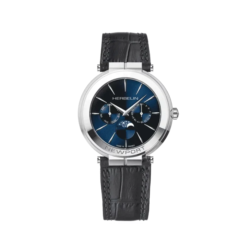 Michel Herbelin - Montre Newport Slim Fond Bleu 12722AP15