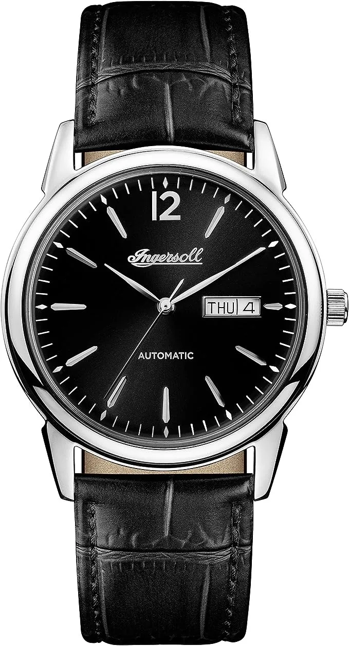 Ingersoll - Montre Homme Automatique Cuir Noir