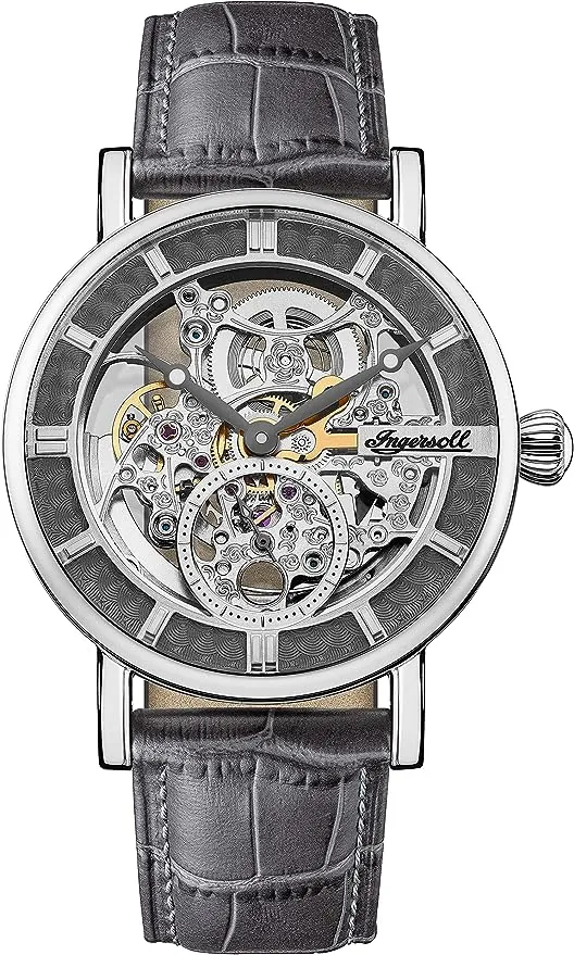 Ingersoll - Montre Homme Automatique Noir Cuir