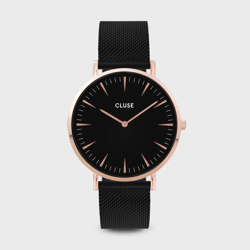 Cluse - Montre Femme Boho Chic Mesh Black