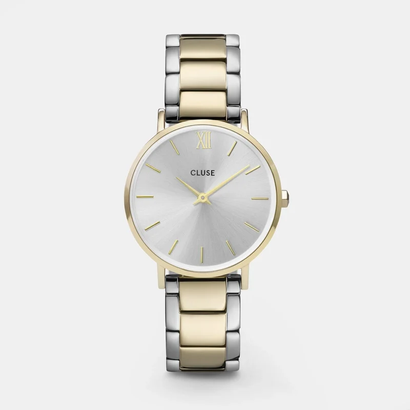 Cluse - Montre Femme Minuit Steel Bicolour