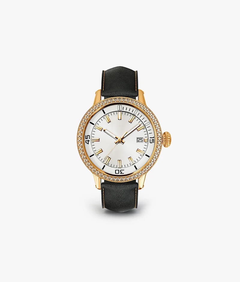 Golden Analog Watch