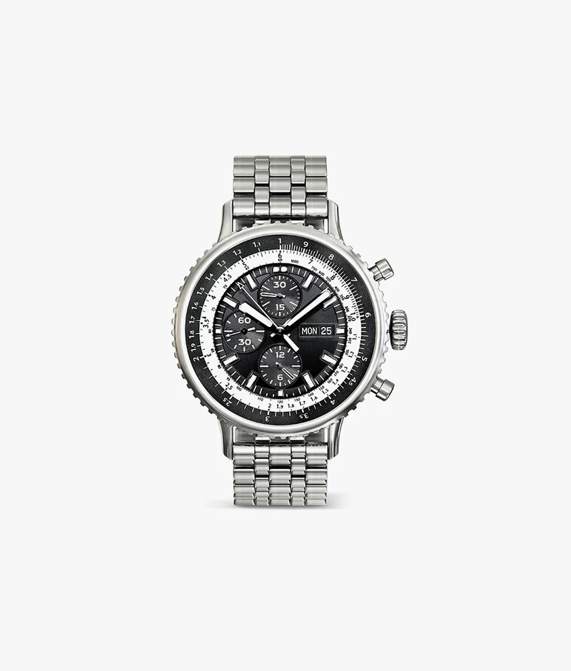 White Stainless Steel Analog