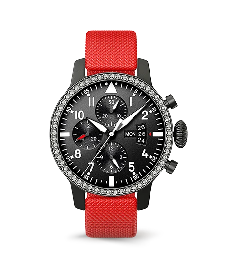 Black Dial Numeral Red Automatic