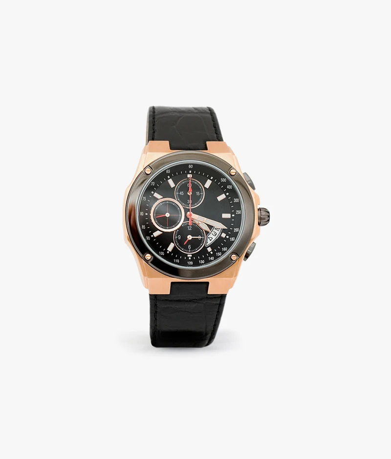 Black Leather 3 in 1 Automatic