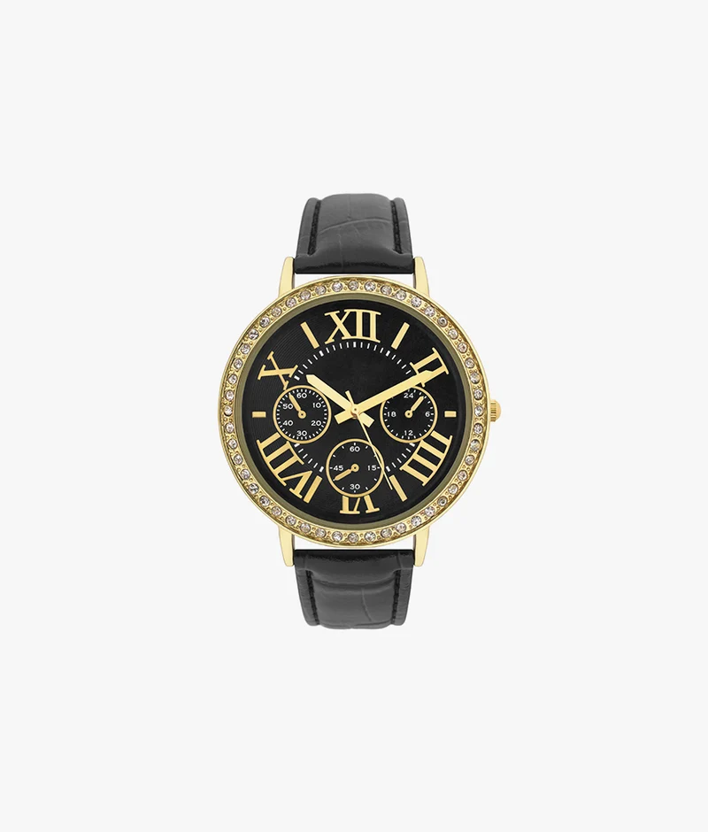 Classic Roman Black Dial