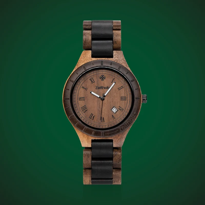 Zittau walnut and sandalwood 44mm