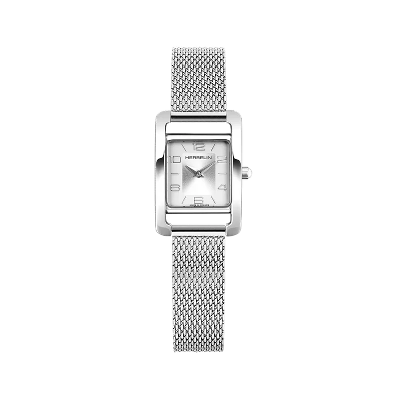 Michel Herbelin - Montre V AVENUE Maille Milanese Argent 17437/21B