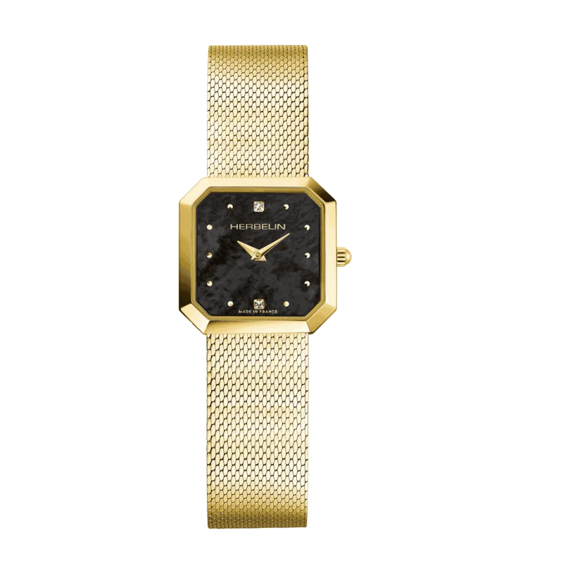 Michel Herbelin - Montre Octogône Nacre Noir 17426/BP49