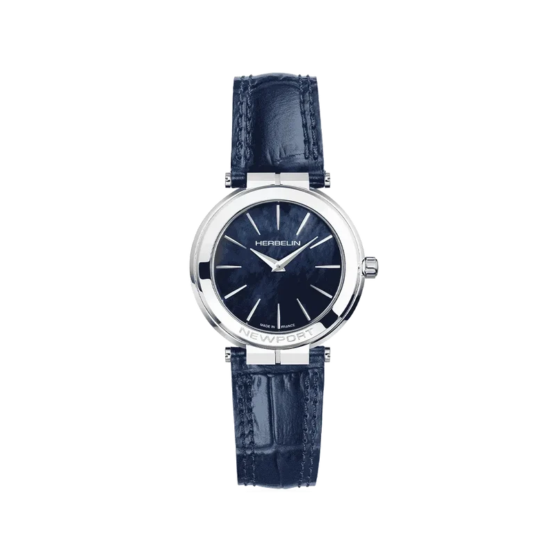 Michel Herbelin - Montre Newport Slim Bleue