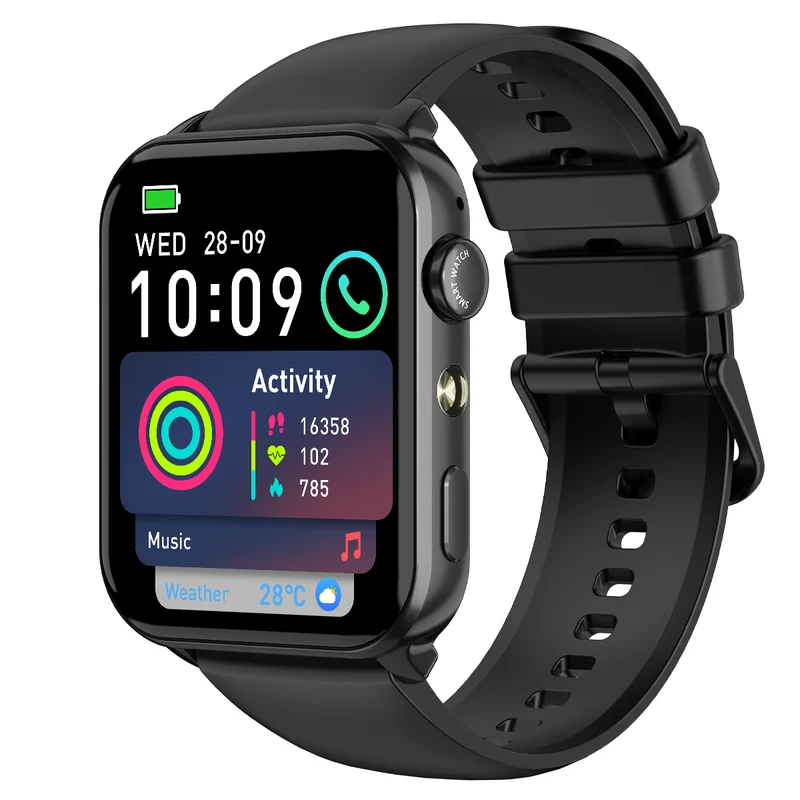 Blackview R30 Max – Montre Connectée Fitness avec Lampe Torche LED – Écran 1,91"