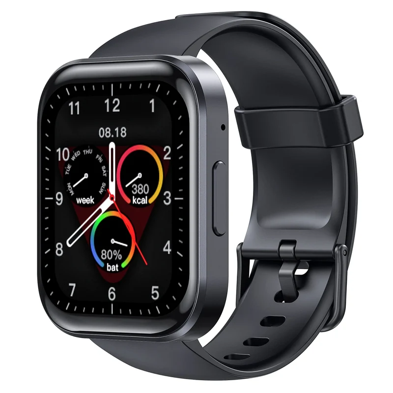 Oukitel BT103 - Montre Connectée 1.91" HD, Fréquence Cardiaque, SpO2, Sommeil, IP68, 100+ Modes Sport, Android/iOS