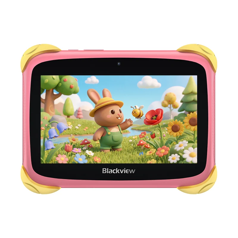 Blackview LINK Mini Kids – Tablette Enfant 7" | Écran Anti-Lumière Bleue, Google Kids Space, Étui Shockproof Offert