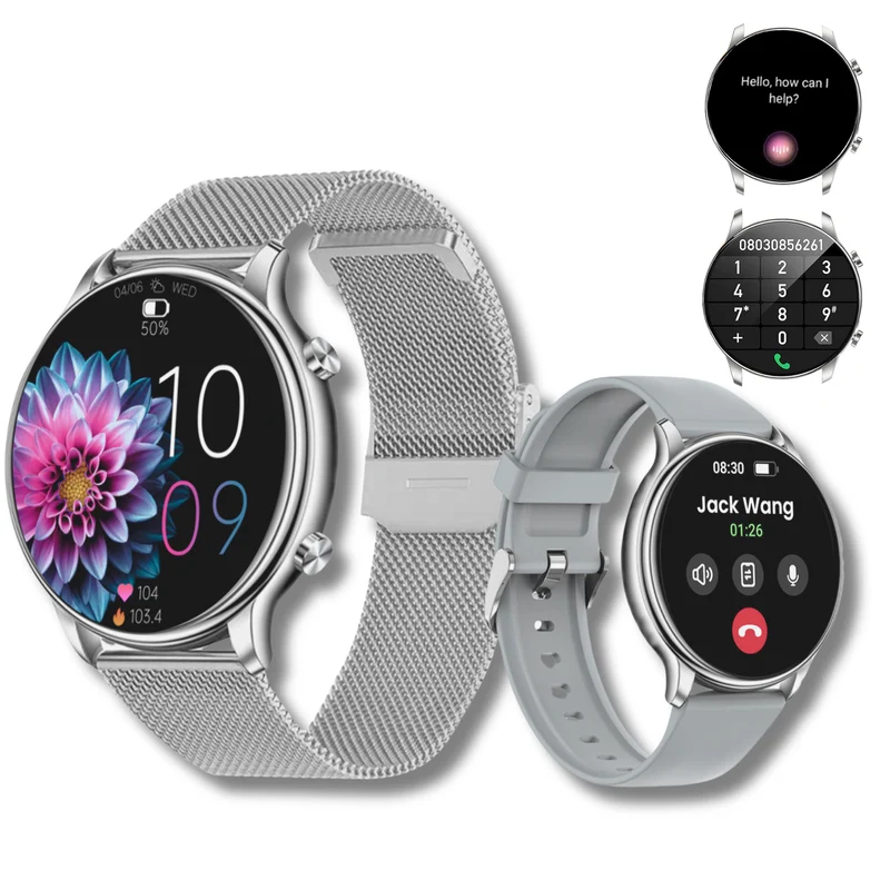 LSWATCH Montre Connectée Femme Appel Bluetooth Temperature