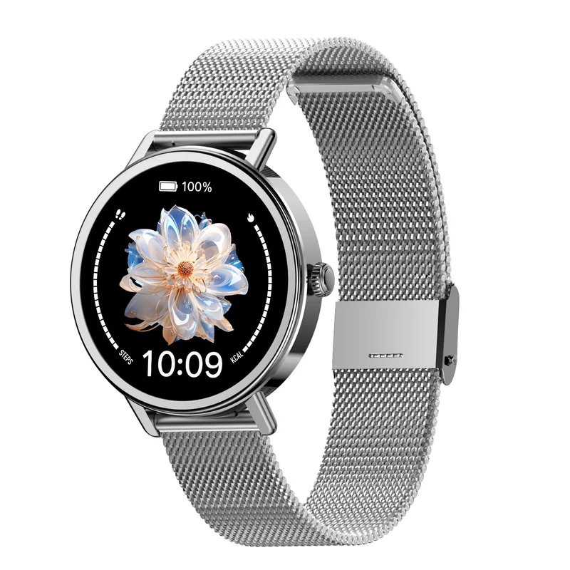 Blackview X30 – Montre Connectée Femme | Appel Bluetooth, Vocal IA, 100+ Modes Sportifs, Écran Rond 1,26"
