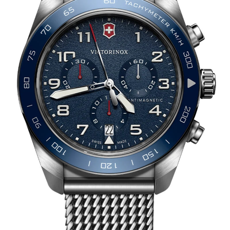 Reloj Victorinox Swiss Army V242049 SWISS ARMY CHRONO SS, BLUE DIAL, MESH b2