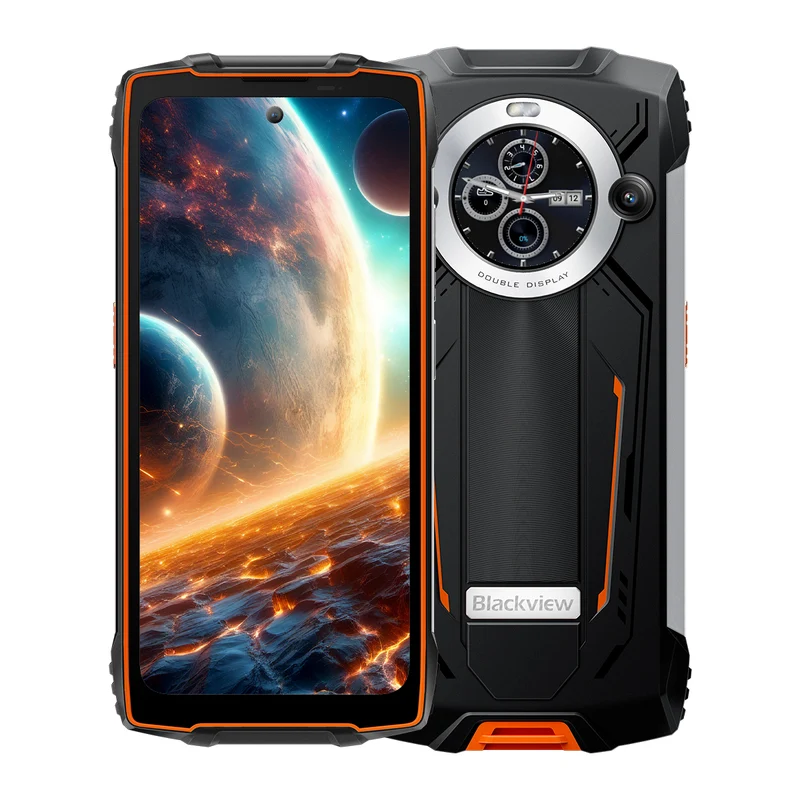 Blackview BV8200 – Smartphone Robuste 4G | Double Écran 6,5"+1,3", 8800 mAh, 12 Go+256 Go