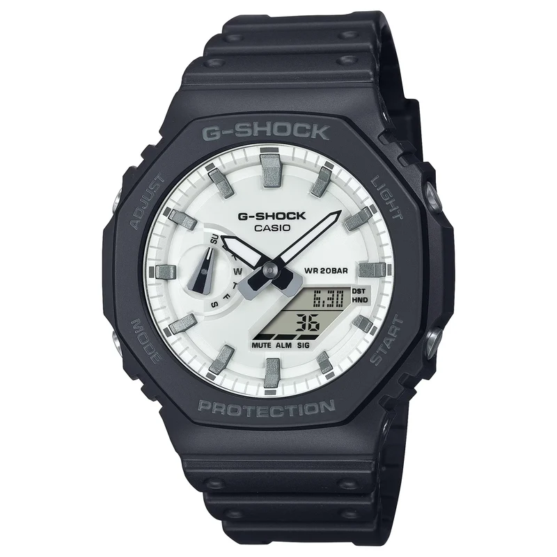 Montre Casio G-Shock GA-2100WD-1A Homme Noir Blanc