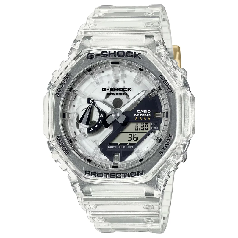 Montre Casio G-Shock GA-2140RX-7A Homme Transparent Gris