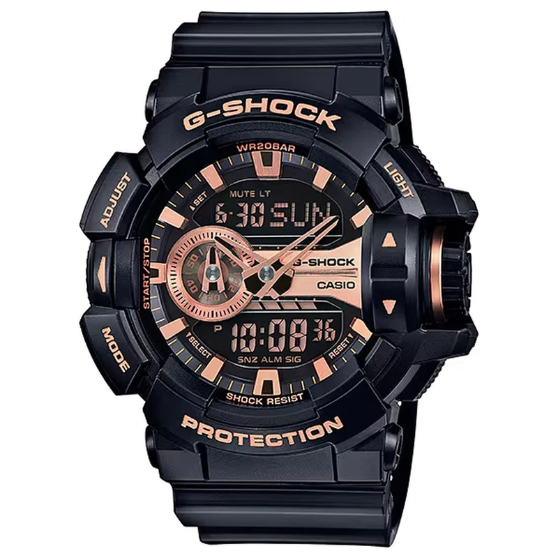 Montre Casio G-Shock GA-400GB-1A4 Homme Noir Or Rose