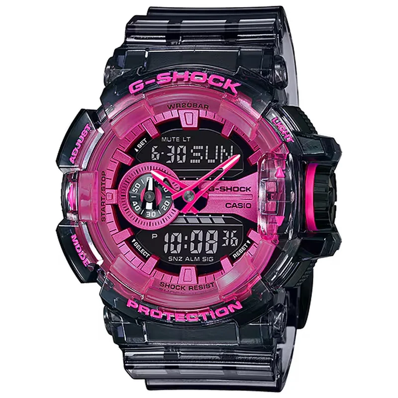 Montre Casio G-Shock GA-400SK-1A4 Homme Transparent Rose